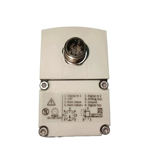 ZGHQHCDRH electric proportional valve, front view, gray housing with 8-pin circular connector, VPPM-6L-L-1-G18-0L6H-A4P-S1, Amazon.