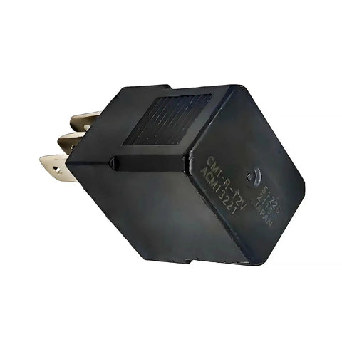 Side view of 12V DC 35 Amp 5 Pin General Purpose Automotive Relay For Car Electrical System High Quality Micro ISO Relay.
