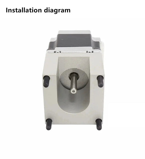 Nema23 Stepper Motor Mounting Bracket For 57mm Motors Aluminum Clamp Mounting Support With Screws Fixed Seat For CNC