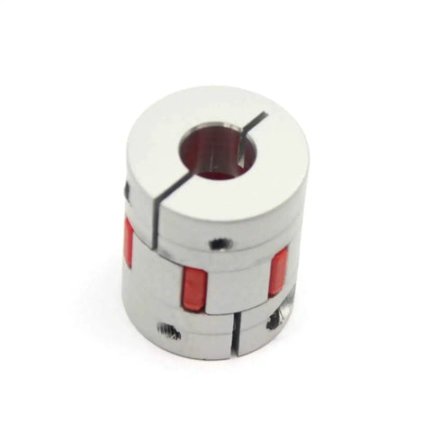 2 Pack Plum Shaped Aluminum Flexible Shaft Couplers 8mm To 10mm Bore D25 Length 30mm 8x10mm Connector for CNC Machines