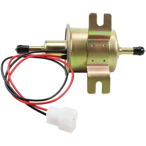 12V Inline Fuel Pump For Lawn Mower And More Low Pressure Transfer Pump Two Point Five PSI 30 GPH Universal Fit For Gas And Diesel Engines