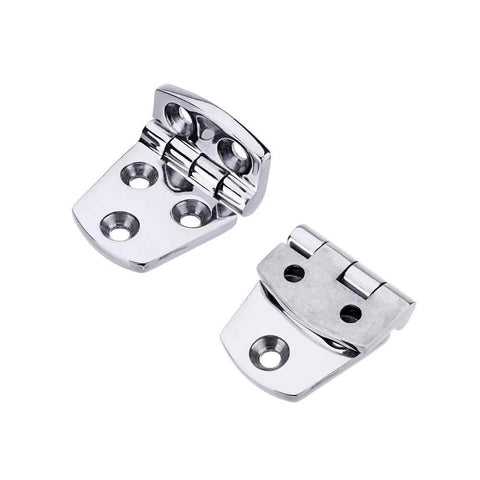 Heavy Duty Marine Flush Hatch Hinge Pair With Fasteners Built From 316 Stainless Steel Shortside Hinges For Boat Compartments And Doors