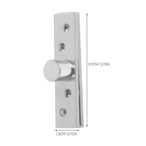 Concealed Pivot Hinges Set 2 Pack Stainless Steel Hidden Door Pivots With Center Shaft 360 Degree Rotation For Cabinets And Secret Doors Secure Alignment And Smooth Operation For Everyday Use
