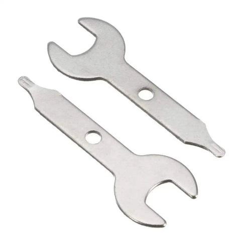 Two Pack Stainless Steel Collet Wrench Keys For Rotary Tools Three Eighths Inch Nut Spanner Precision Engraving Tool Set