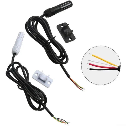 All In One Pro Grade Temperature Humidity and Pressure Sensor I2C Stainless Steel Waterproof Module with cables and connectors