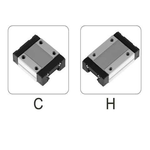 Miniature Linear Rail Slide With Black Carriage Guide 100Mm To 500Mm Travel, 1 Piece, 350Mm Option, pro-grade components.