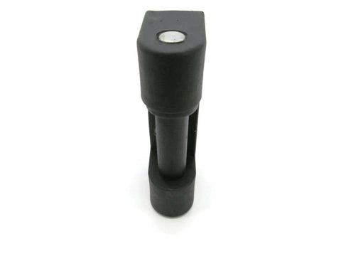 Front view of Hinge Block Assembly For Backhoe And Heavy Machinery Models Part No 331/31247 Replacement Kit, black metal construction