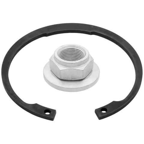 Front Wheel Hub Bearing Repair Kit Assembly for Transit Connect 2010 2011 2012 2013 showing axle nut and retaining ring.
