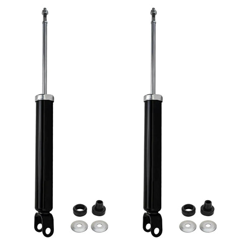 Front Steering Knuckles With Wheel Hub Bearings And All In One Suspension Kit For 2007 To 2010 Hyundai Elantra rear shocks view