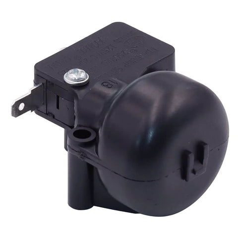 Black plastic propane tank top heater safety kit: faston thermocouple assembly and FD4 dump switch