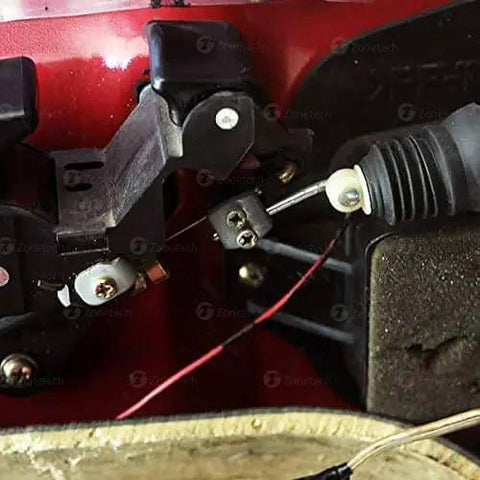 Close-up of Universal Car Door Lock Actuator High Power Heavy Duty Premium Quality Durable Automotive Locking Mechanism Two Pack