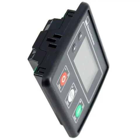 Side view of Auto Start Generator Control Panel With Auto Mains Failure MKII Module For Diesel Gen Sets Compact Digital Controller