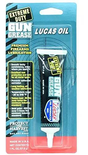 Extreme Duty Gun Oil 4oz, 1oz Grease, And 1oz Needle Oiler Kit For High Heat, High Friction Firearms package front view