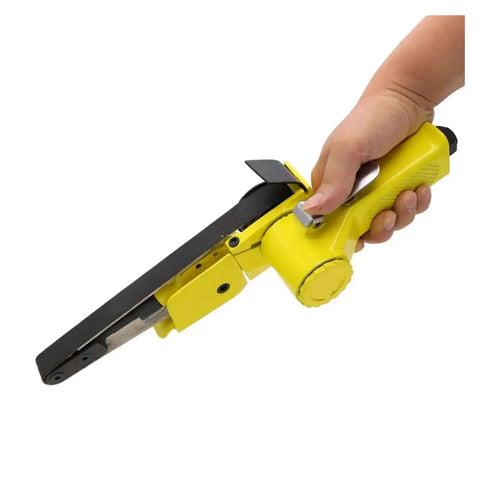 Air Belt Sander Polisher Kit With 20x520mm Belt, Pneumatic DIY Sanding Belt Attachment For Grinders, hand holding tool