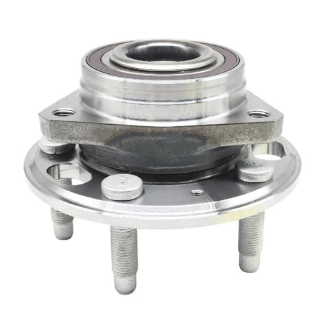 Front And Rear Wheel Hub Bearing Assembly Replacement For GM Cars Like Malibu Impala Equinox Terrain Lacrosse XTS CTS Regal Buick And Cadillac With ABS 5 Lug 2 Piece Set front view
