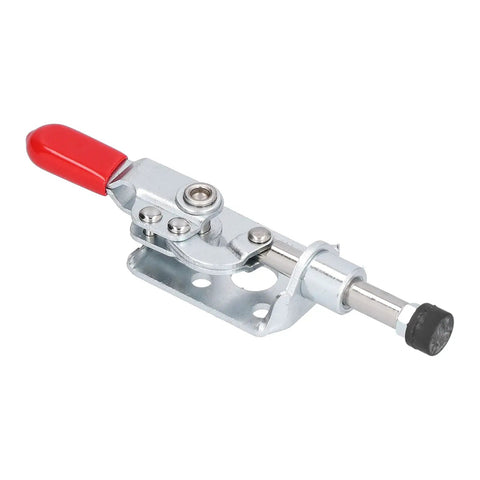 Beefy Push Pull Toggle Clamp Quick Release With 40kg Holding Capacity For Woodworking Jigs And Fixtures, Welding, Drill Press And Crosscut Sled, Stainless Steel And Plastic Construction For Quick Positioning And Rust Proof Performance.