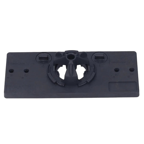 Close-up of 35mm Hinge Hole Saw Jig Drilling Guide Set For Woodworking With Adjustable Depth From 15mm To 45mm In ABS Material Black Cutter Bit Locator