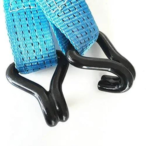 Close-up of nylon-coated hooks of Wheel Lifter For Hi Lift Jack Off Road Recovery Accessory Heavy Duty 4WD Lifting Tool