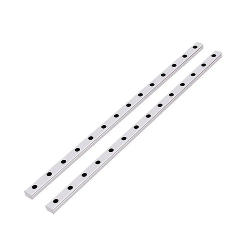 Two Piece Linear Guide Rail Kit With MGN15C Blocks For 3D Printers, 300mm To 1000mm Length, Slick Quiet Carriage Motion
