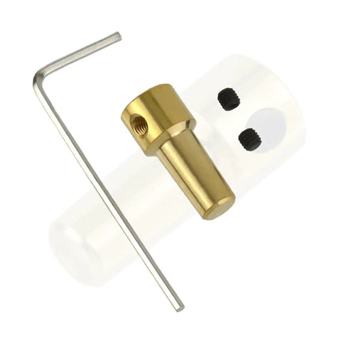 Brass JTO base collet sleeve drill adapter with two set screws and Allen wrench, Amazon