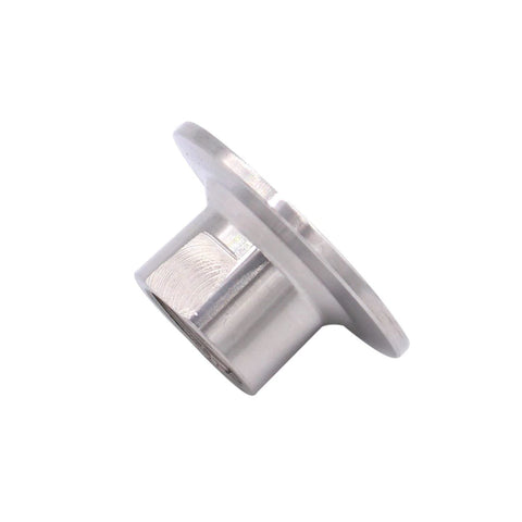 DERNORD 1.5-in sanitary tri-clamp to 1/2-in NPT female adapter, stainless steel