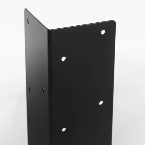 Heavy Duty Raised Garden Bed Corner Brackets 12 Pack For 12 To 24 Inch Planters And Wood Beds In Black Metal With Screws