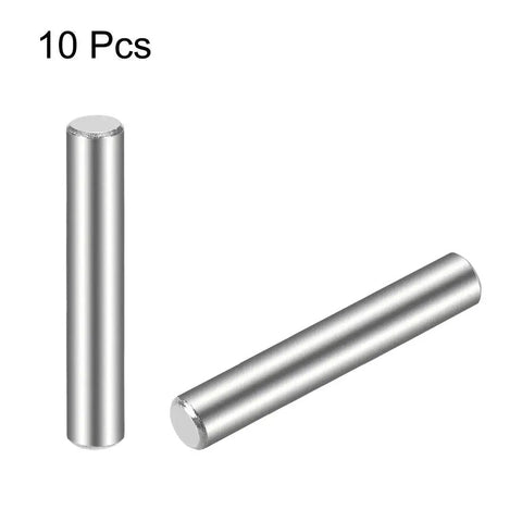 10 pieces of 4x30mm 304 Stainless Steel Dowel Pins 5/32 Inch Wood Shelf Support Pins Precision Ground Locating Pins side view