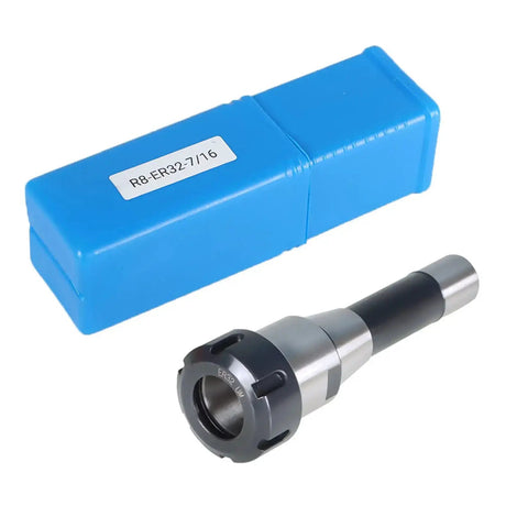 ER32 Collet Chuck Tool Holder for CNC Milling Lathe with Seven Sixteenth Inch Spindle Thread and 1 to 20 mm Clamp Range, Alloy Steel Build