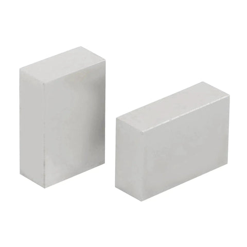 1 By 2 By 3 Inch Parallel Block Set No Holes Matched Pair Hardened Steel Case Hardened To HRc 57 To 62 With 0.0001 Inch Accuracy