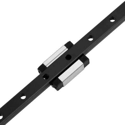 300mm Linear Sliding Rail Guide With MGN9C Carriage Block For 3D Printers And CNC Machines Heavy Duty Stainless Steel And Bearing Steel Build Black Finish