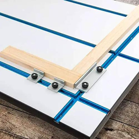 3 Inch T Track Intersection Kit With Predrilled Mounting Holes Do-It-All Universal T Track Accessories For Woodworking Jigs And Fixtures