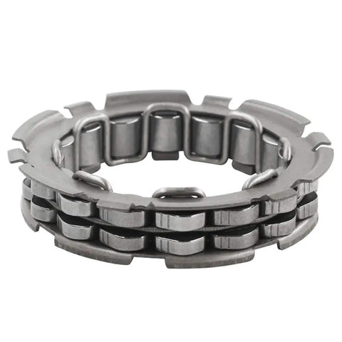 Starter Clutch One Way Bearing For Yamaha Dirt Bikes And ATVs Stainless Steel Gear Top Notch Quality Fits TTR250 XT250 close-up view