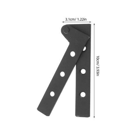 Heavy Duty Detachable Pivot Door Hinges Concealed Cabinet Hardware Stainless Steel Locking Hinge for secret doors and cabinets