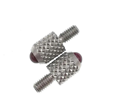 Top Notch Ruby Ball Tip Contact Points For Dial Indicators Set Of 2 M2.5 Thread Shank 5mm Diameter 7.3mm Length
