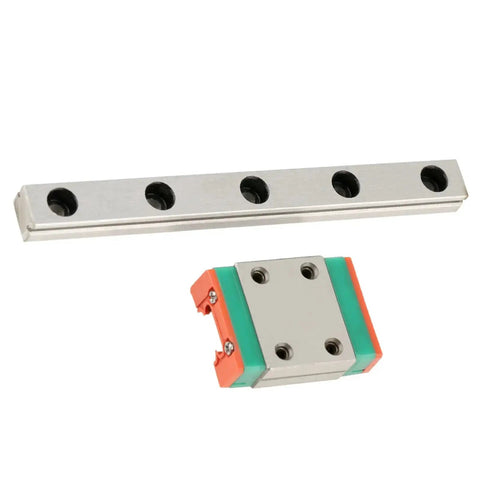 Miniature Linear Rail And Slider Set 7mm Wide With 70mm Travel High Precision Linear Motion Guide For Small Projects on white background