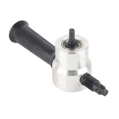 Dual Head Metal Sheet Cutter For Circle Cutting And Metal Fabrication, High Speed Steel Nibbler Drill With 6mm Hex Shank