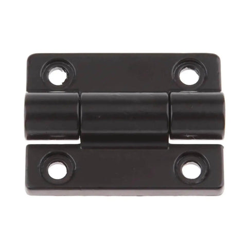 Ball Bearing Door Hinges 45x34mm DUSAHDSG Heavy Duty Zinc Alloy Black Adjustable Torque Door Positioning Hinge front view