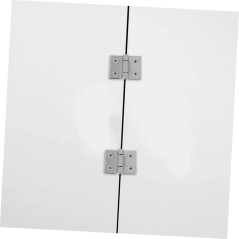 2 Pack Barn Door Hinges Replacement For Wood Doors Cabinets Garage And Bathroom, Easy Install Heavy Duty Hinges on white cabinet door