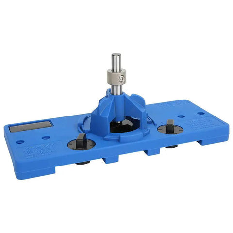 Hinge Boring Jig For Cabinet Doors No Fuss Easy Install Pro Grade Drilling Guide Tool Kit With 35mm Hole Opener