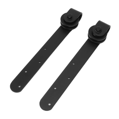 Sliding Barn Door Hardware Kit With Carbon Steel Track Rail For Single Or Double Bypass Doors Modern Rustic Closet Door Hardware Set