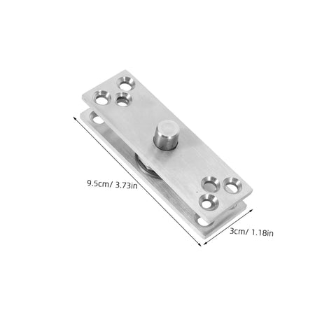 Heavy Duty 360 Degree Rotating Concealed Door Pivot Hinge For Invisible Cabinets And Bookcases Stainless Steel