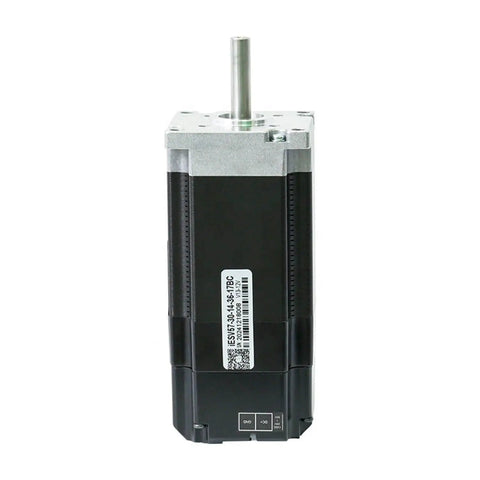 Front view of Integrated DC Servo Motor With Encoder For 3D Printers, Bottom-Wiring Design, 3000RPM, showing encoder feedback unit.