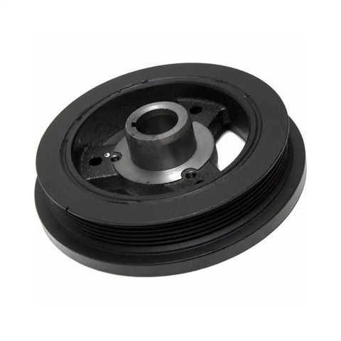 Harmonic Balancer Replacement For Jeep Wagoneer 1990, Black Serpentine Drive Belt Pulley With Keyway, 1 Mounting Hole, OE 33002920 33002920AB