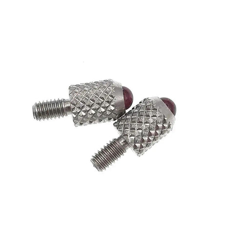 Top Notch Ruby Ball Tip Contact Points For Dial Indicators Set Of 2 M2.5 Thread Shank 5mm Diameter 7.3mm Length Great For Dial Gauges