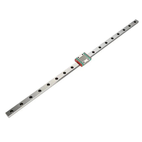 Tiny 12mm Mini Linear Rail With Four Point Ball Retainer And Built In Lubrication System Includes 450mm Rail For Precise Motion