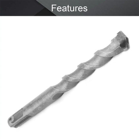 12mm By 150mm Masonry Drill Bit Carbide Tipped For SDS Rotary Hammer And Impact Drills, 9mm Round Shank, 4 Flute Design