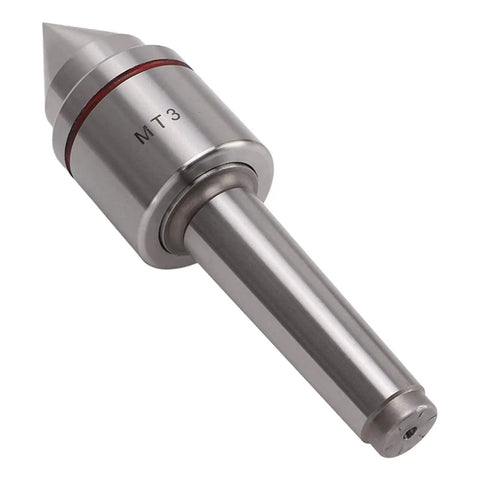 Heavy Duty Live Tailstock Center 60 Degree MT3 For Wood And Metal Lathe CNC Work With Triple Ball Bearing Design And Lengthened Spindle