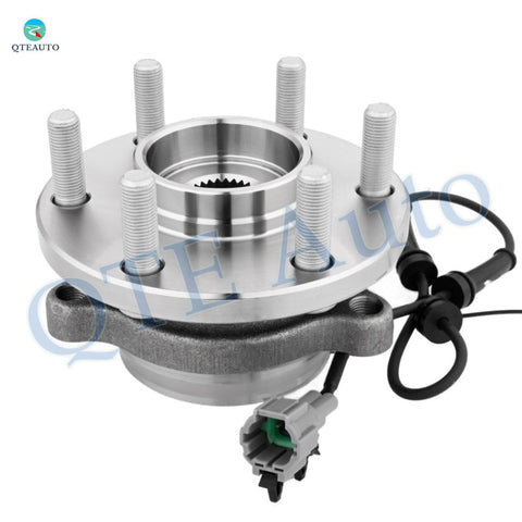 Pair Of Front Wheel Hub Bearing Assemblies For Nissan Pathfinder 2005-2012 4x4 Front Hub Replacement OEM Quality Easy Install