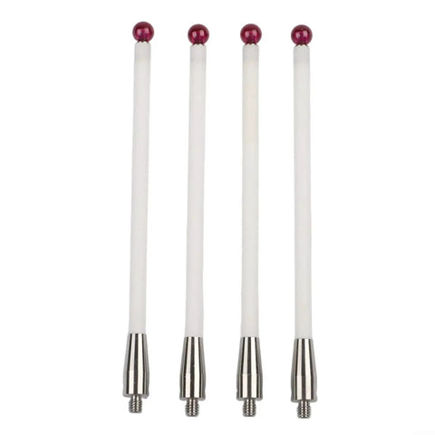 CMM Touch Probe Stylus Set With Lightweight Ceramic Stem And 6mm Ball For Pro Grade Precision, 4 Pack With Threaded Shank For Stable Measurements And Easy Surface Checks Model A-5000-3712 ArtHoval