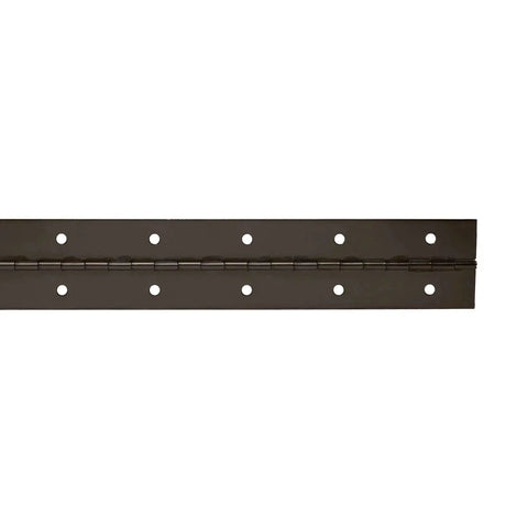 Heavy Duty Electro Black Plated Piano Hinges 2 Inch By 0.40 Inch By 72 Inch With Steel Pin 3 Pack Durable Steel Construction